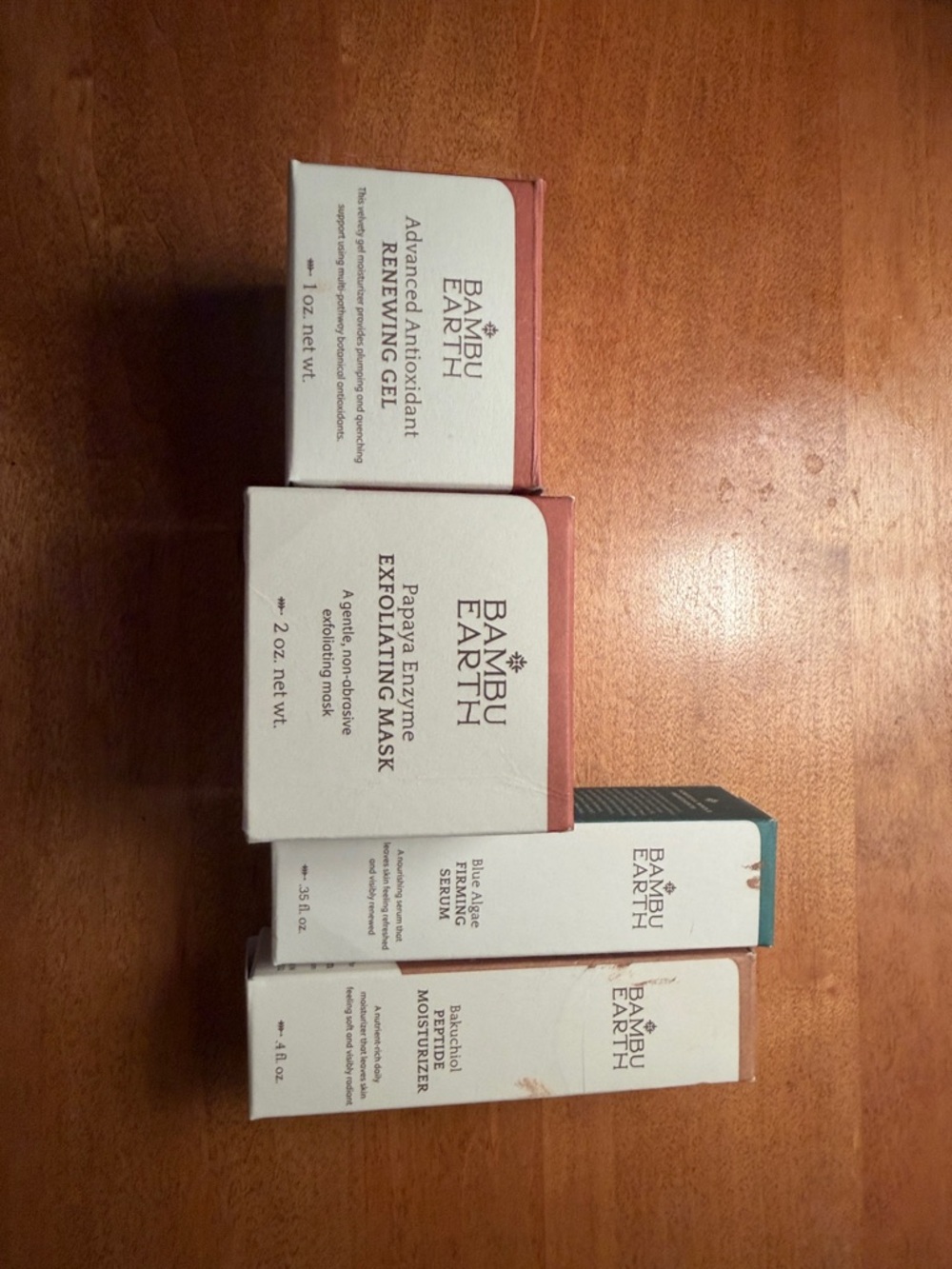 Bambu Earth Skincare Set - White & Terracotta Boxes